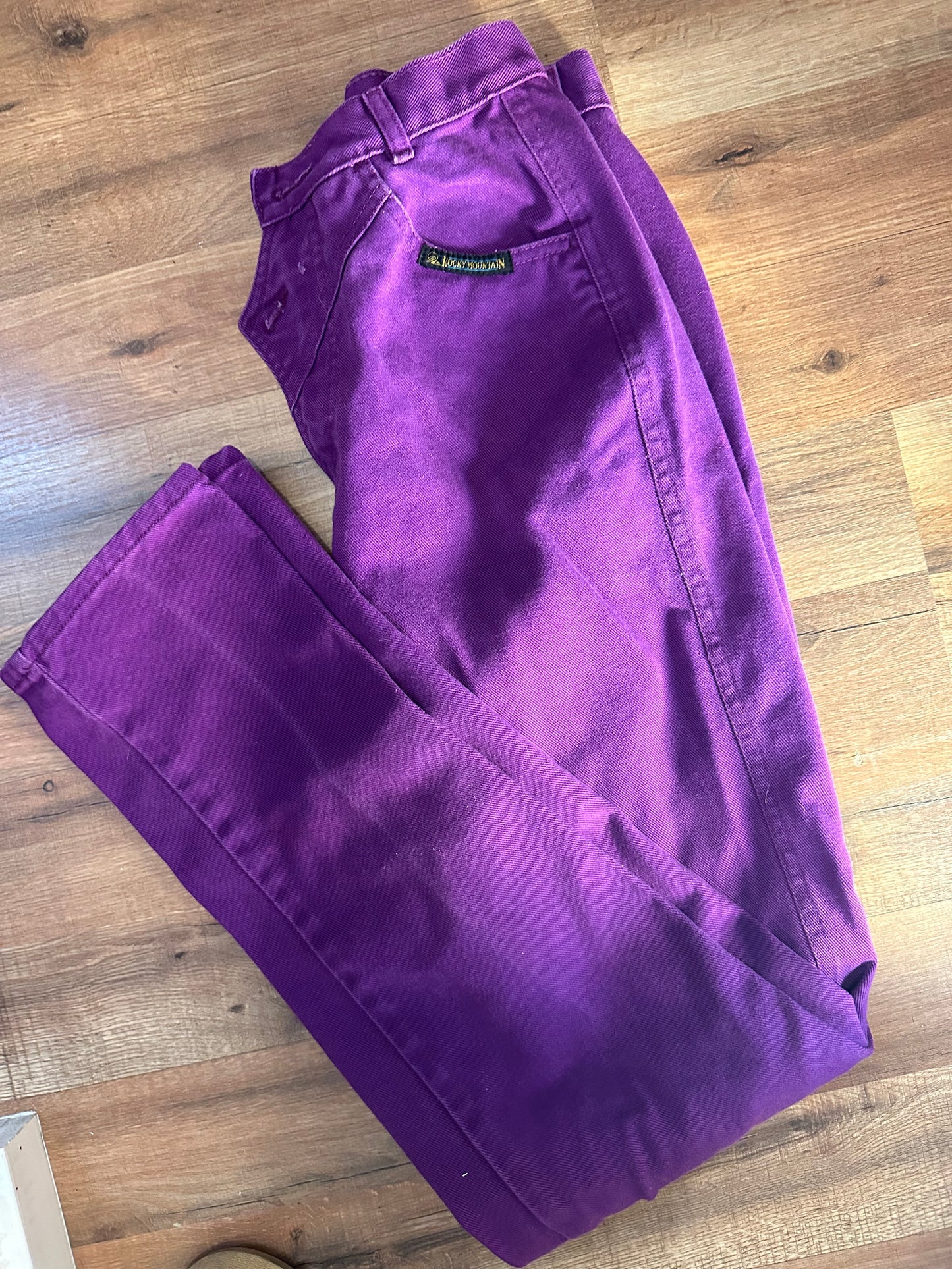 Purple jeans